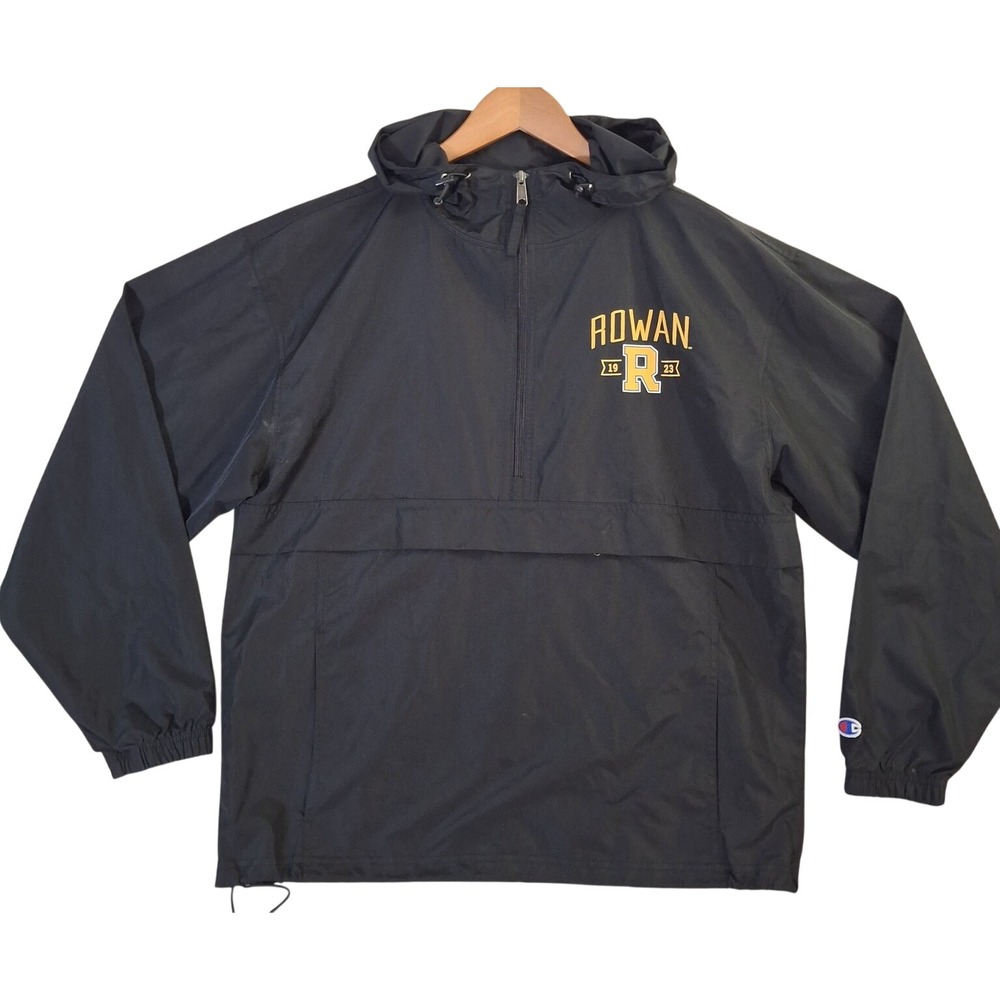 Rowan‎ R Wildcats Champion Windbreaker Hoodie Size M NCAA College